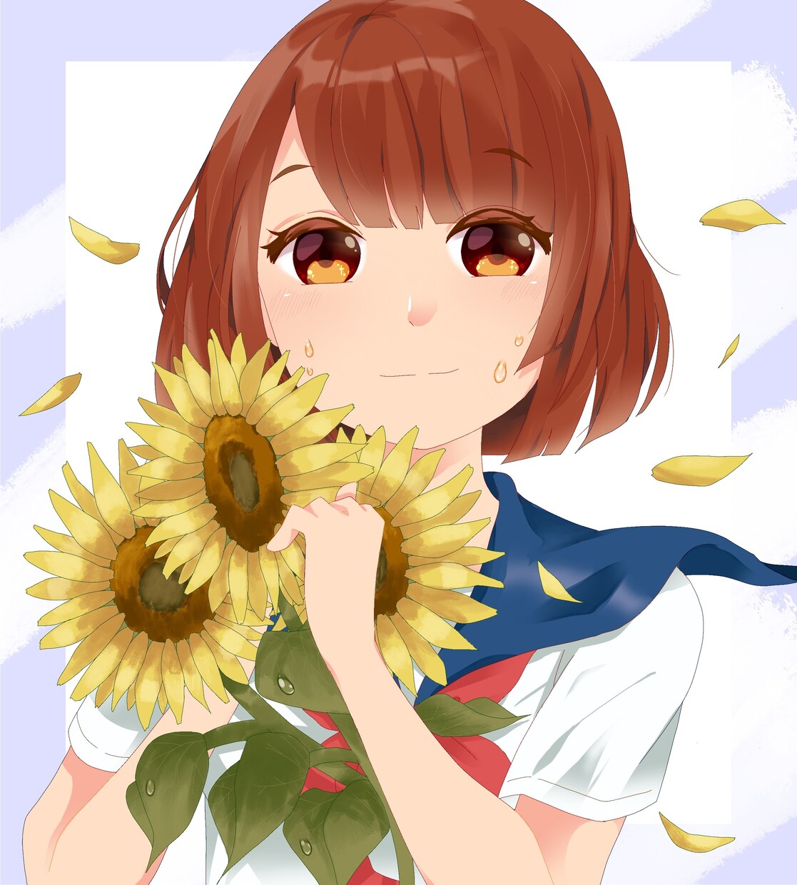 アイコン、ヘッダー、一枚絵、ちびキャラ描きます 貴方だけの可愛い女の子のキャラ描きます！ イメージ4