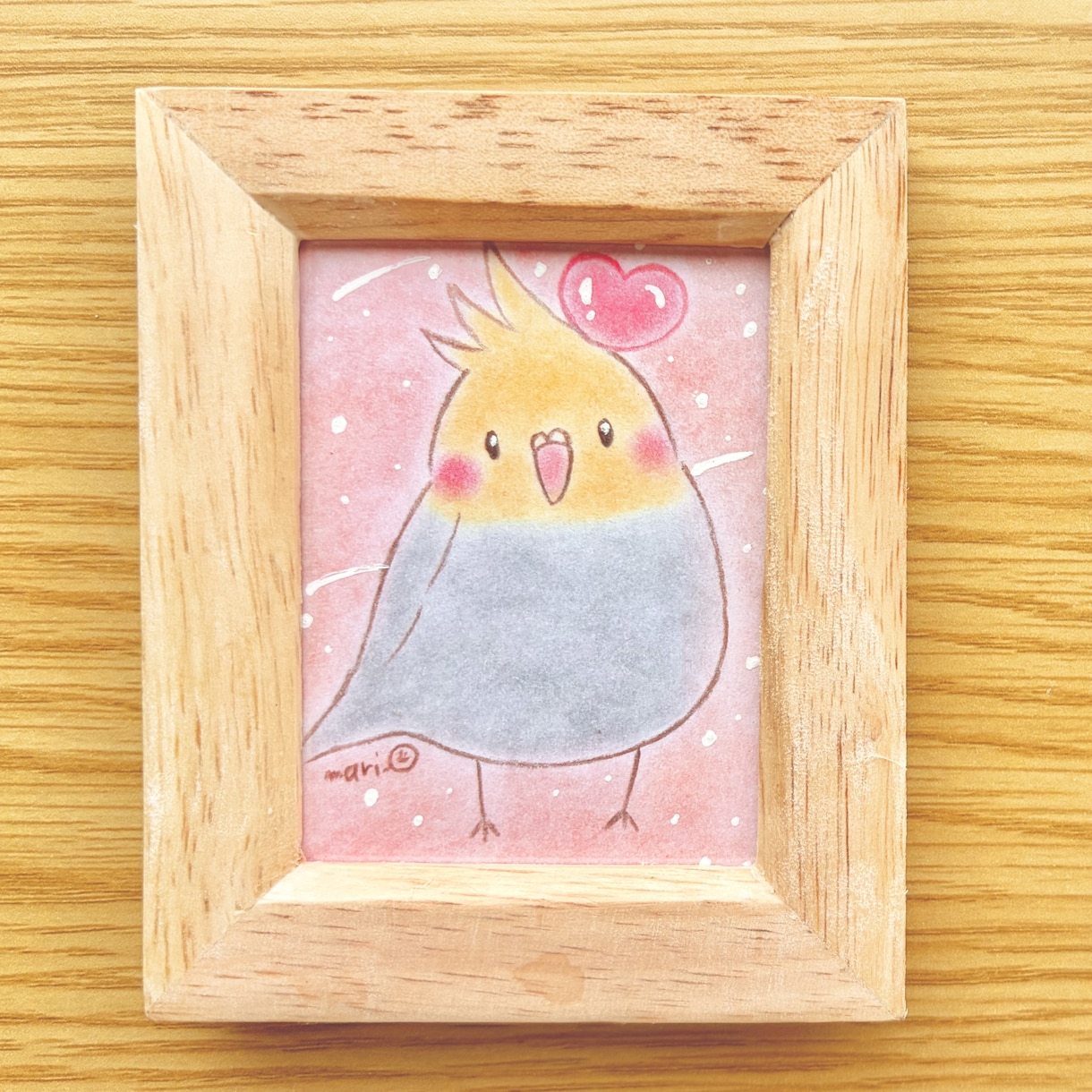 大切なうちの子さんをふんわりタッチで描きます 世界に一つの手描き原画を可愛いミニ額装付きでお届けします イメージ3