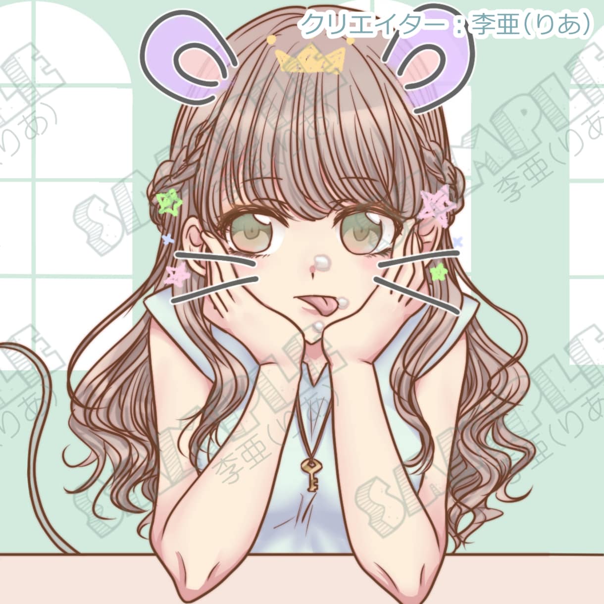 男女キャラ問わずアイコン用イラストを作成します カッコイイから可愛いまでお任せください！ イメージ2