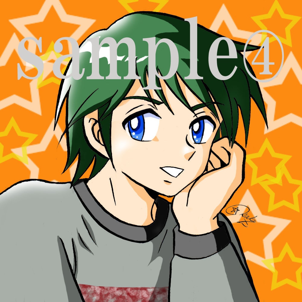 ７頭身アイコン描きます アニメのようなオリジナルキャラをあなたの顔にしませんか？ イメージ4
