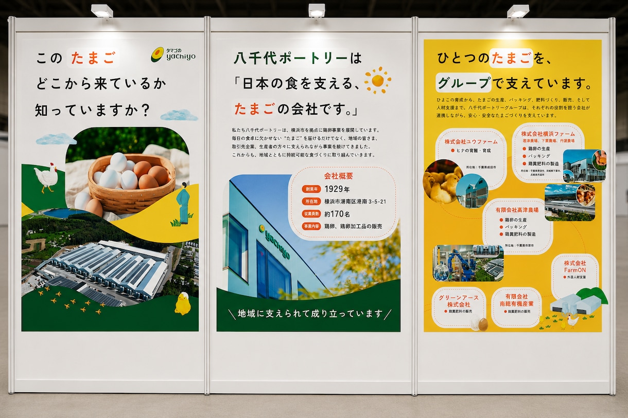 一瞬で目を惹く展示会ブース・販促ツールを制作します パネル・ポスター・ノベルティまで一括対応／印刷納品も可！ イメージ6