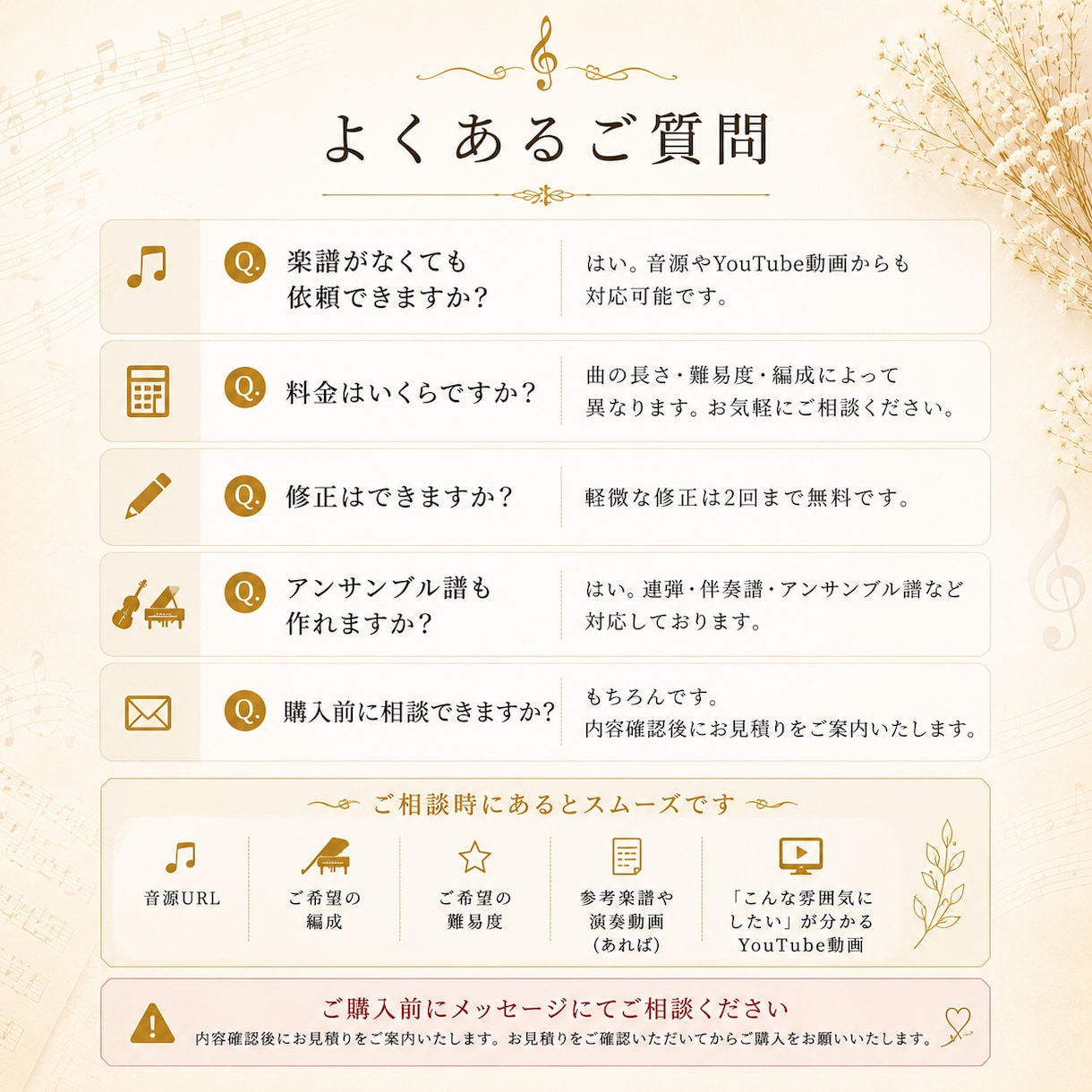 ピアノ・アンサンブル楽譜を作成します 実績500曲以上。お好きな編成やレベルに合わせて編曲します イメージ6