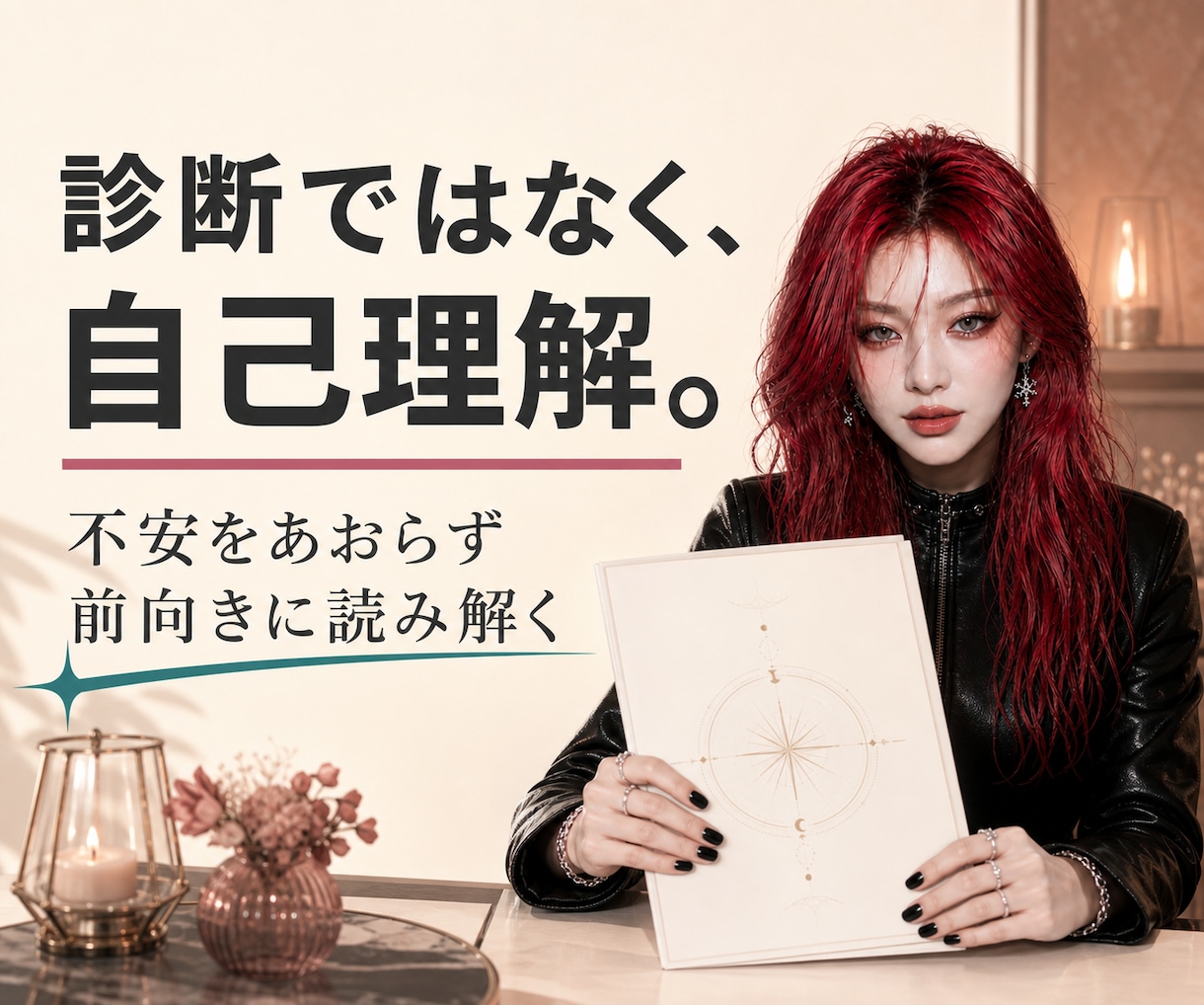 四柱推命で自分の取扱説明書を作ります 性格・強み・クセ・疲れやすい場面を、前向きに言語化します イメージ6