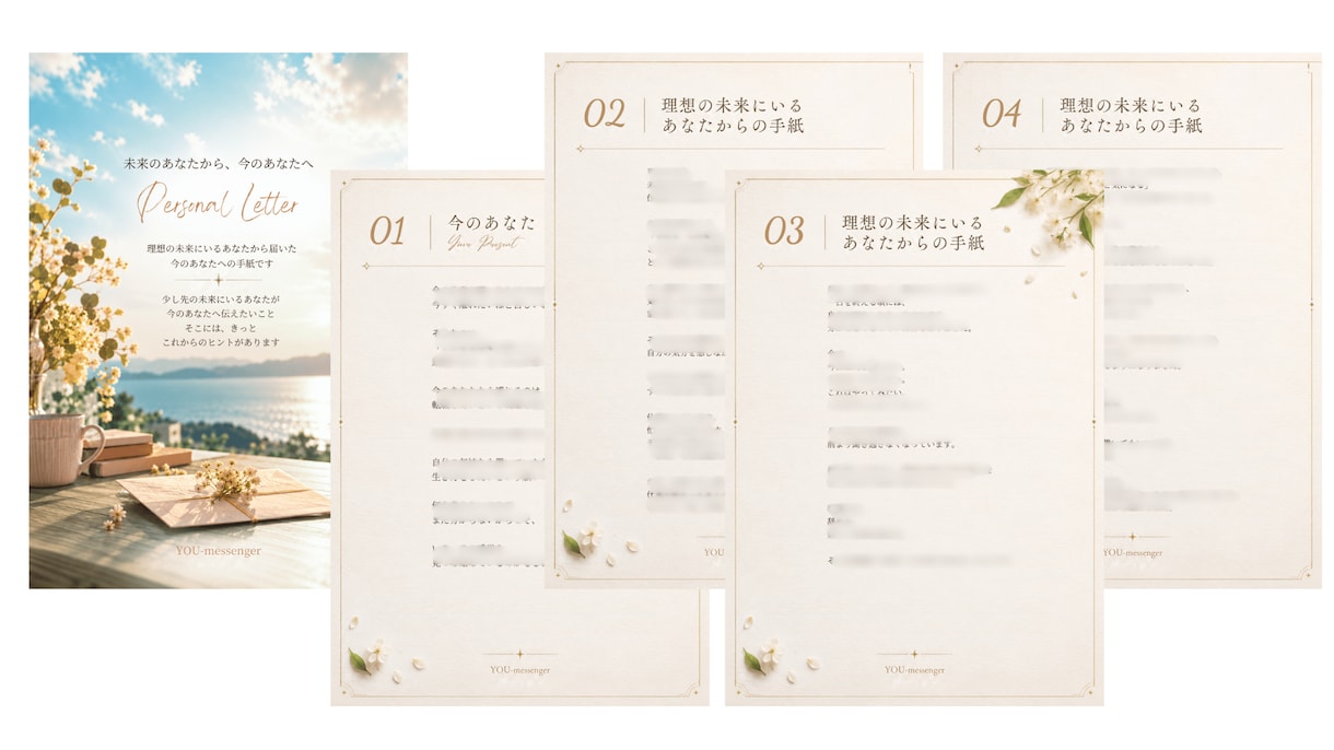 理想の未来にいる あなたから手紙を届けます 本名・生年月日不要｜今のお悩みから未来視点リーディング イメージ2