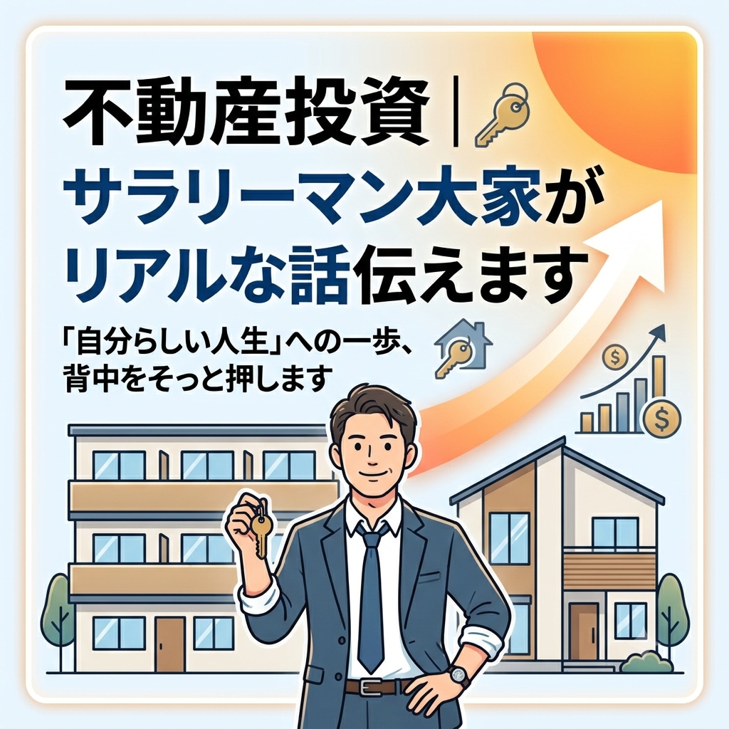 会社依存のモヤモヤを不動産投資のリアルで解消します 会社依存を抜け出す最初の一歩をサポートします イメージ1