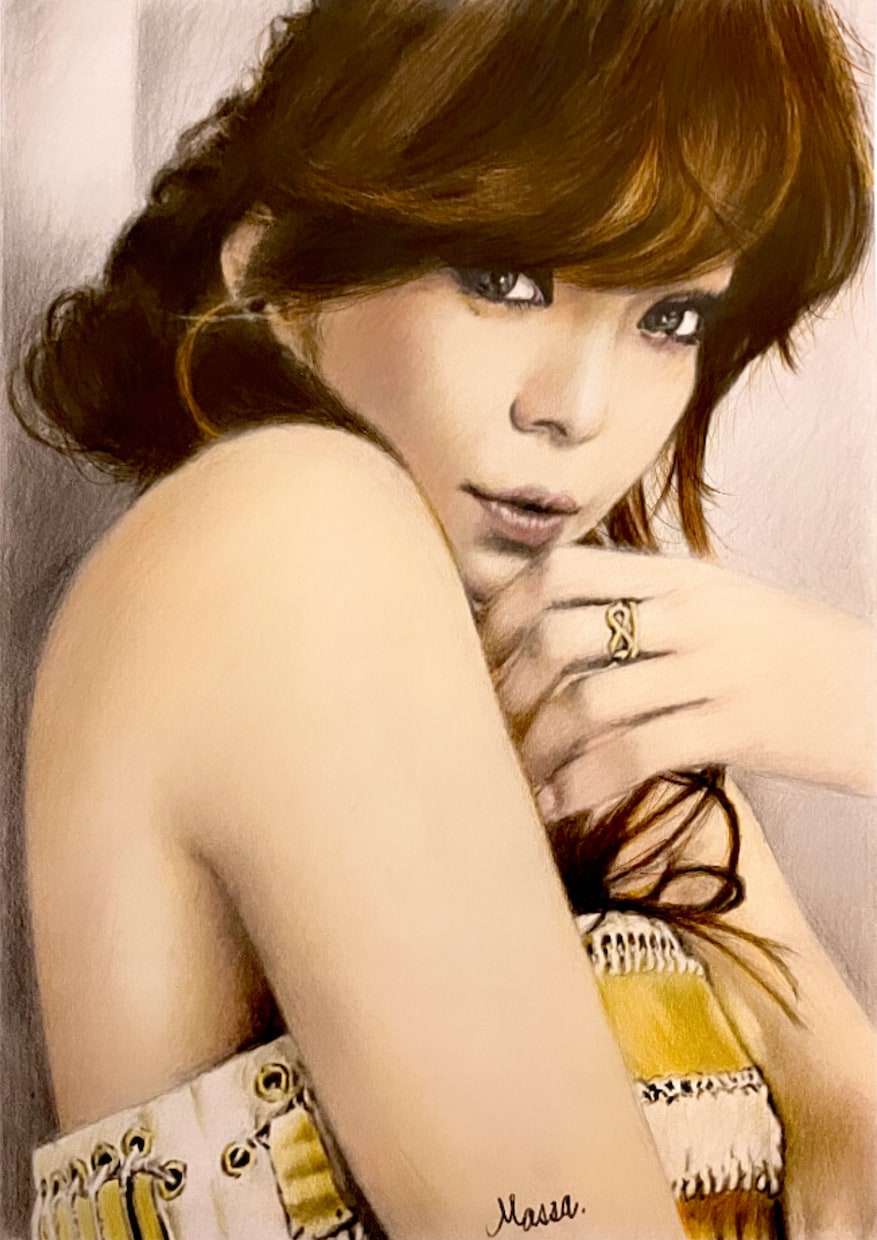 人物やペットなどリアルな色鉛筆画を描きます 色鉛筆の良さを活かして画像より綺麗でかわいい仕上がりにします イメージ9