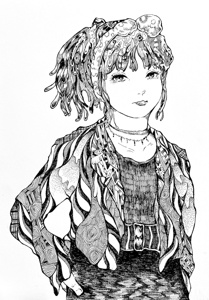 お好きなモチーフの手描きイラストを制作いたします CDジャケットや、チラシや挿絵、プレゼントにも！ イメージ2