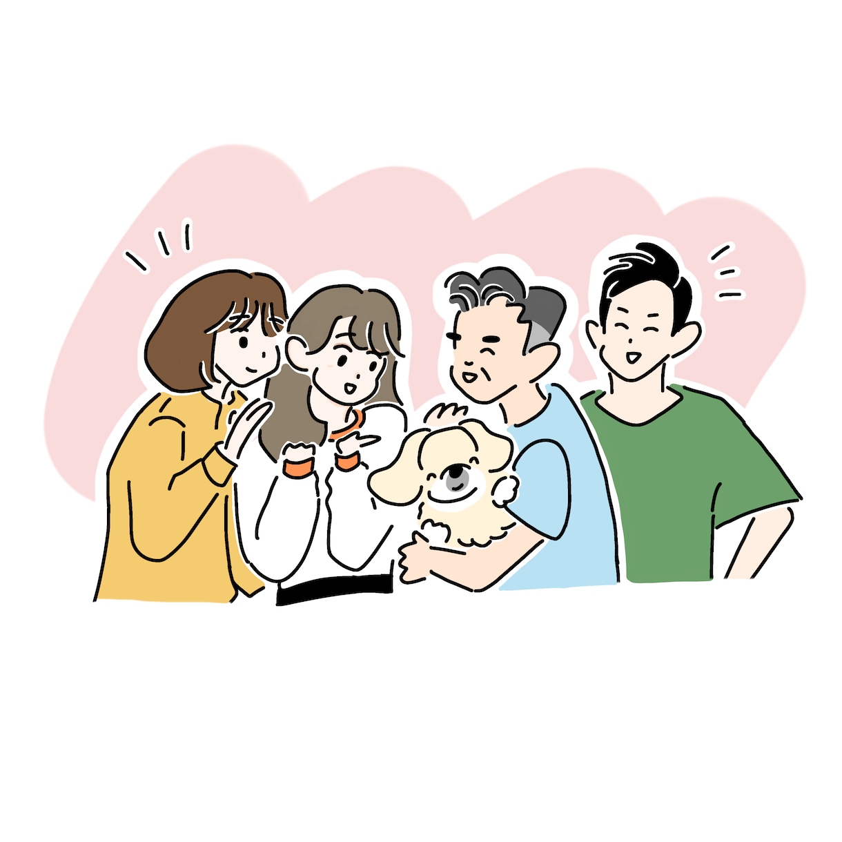 シンプルな似顔絵イラストを制作します 記念日やプレゼントに！思い出の1ページを線画にします！ イメージ9