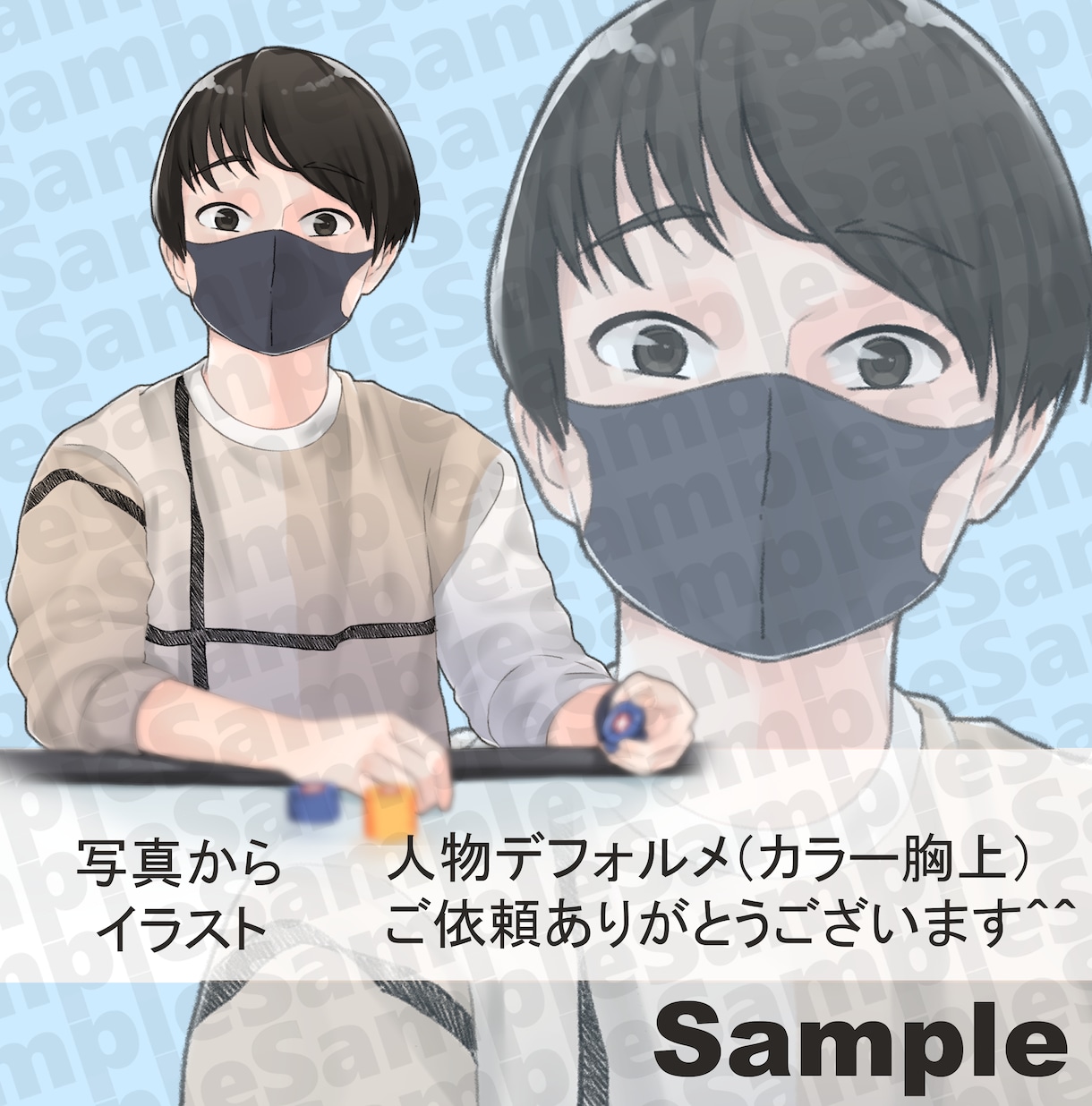 写真がイラストになります 写真のままイラストに仕上げます！ イメージ2
