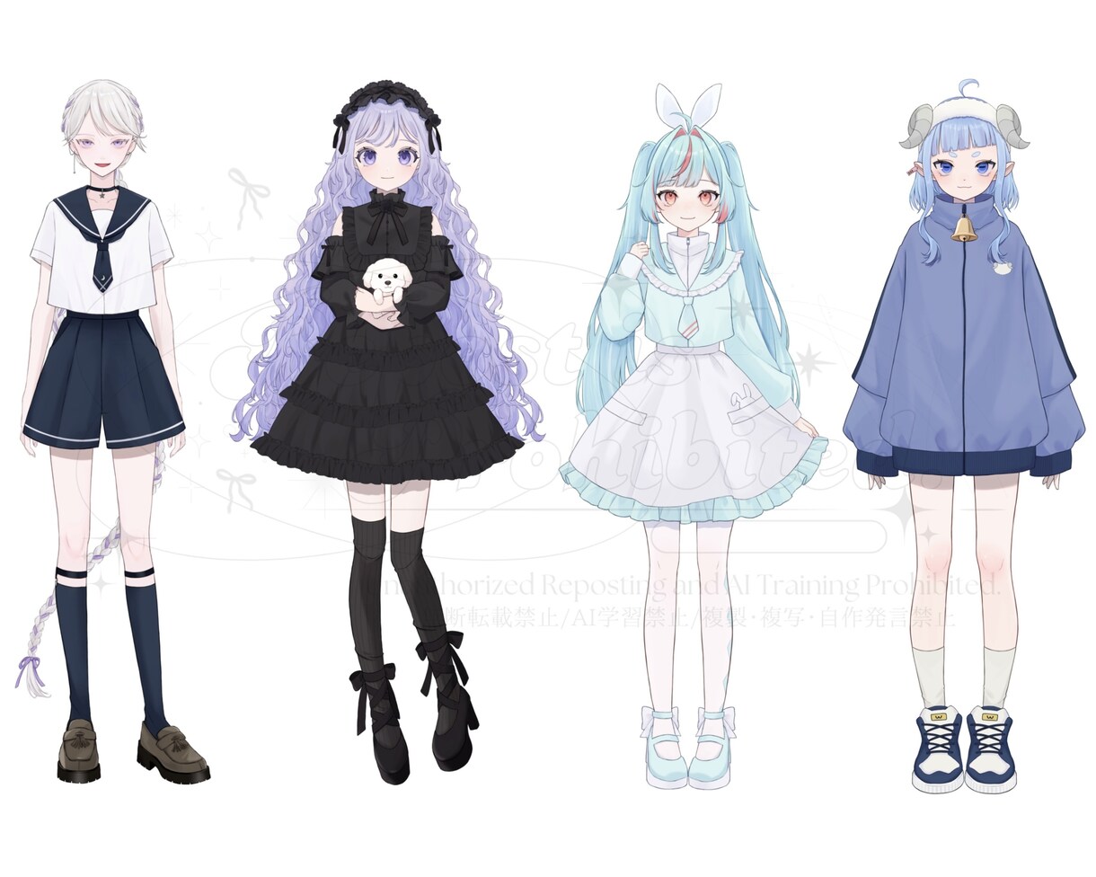 IRIAMや配信、TRPG向けの立ち絵を描きます Vtuber様や活動者様にオススメ イメージ1