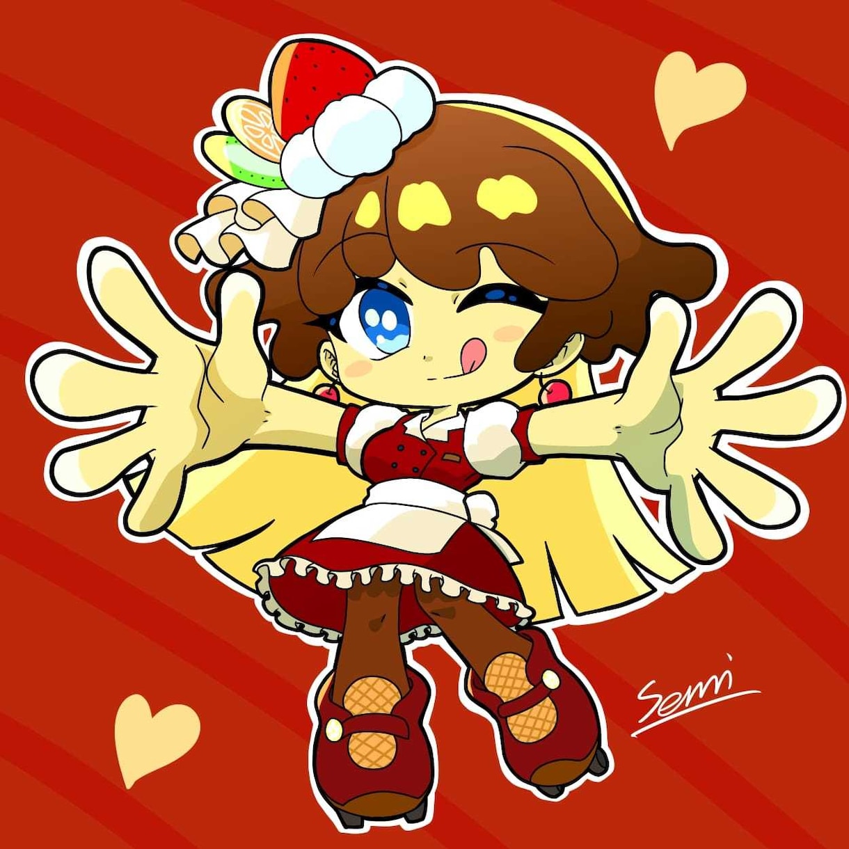 SDキャライラスト描きます 配信やSNSアイコンにおススメのシンプルSDイラスト！ イメージ1