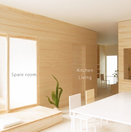 一級建築士が素材感を表現した住宅模型を製作しをます 設計意図や空間の魅力を伝える模型を丁寧に作成します イメージ10