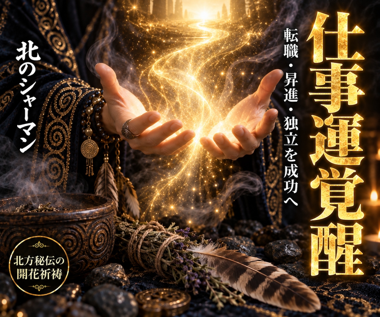 北方祈祷であなたの仕事運を覚醒・開花させます 転職、昇進、昇給、独立を成功させたいあなたへ イメージ1