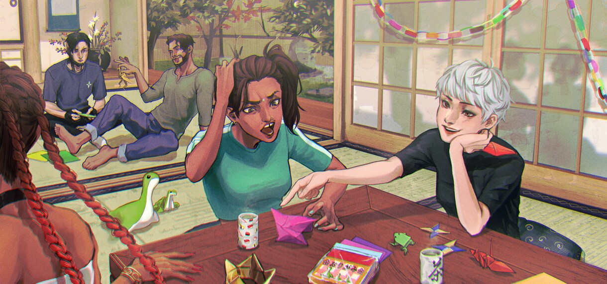 キャラクターデザイン、イラスト制作承ります ソシャゲ風キャラクター、ゲーム作品における一枚絵等！ イメージ5