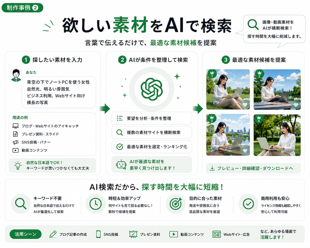ChatGPT向けMCP・AppSDKを開発します ChatGPTから利用できるツールを開発します。 イメージ4