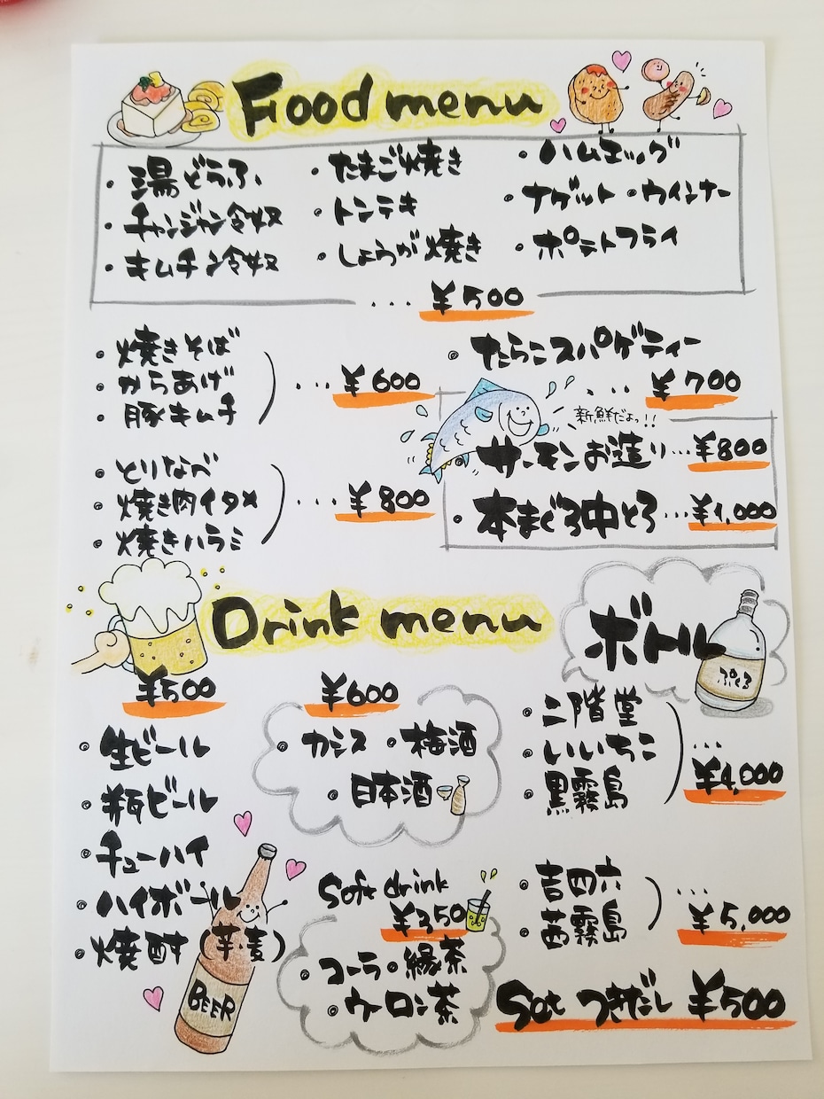 あたたかい手書きアイテム作成します 手書きイラスト、文字で対応できる物なら何でもご相談ください！ イメージ4