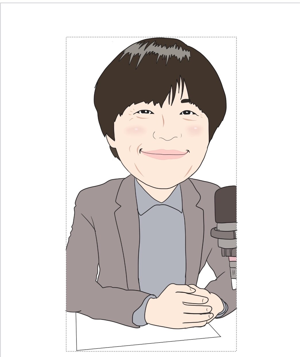 リアルよりの似顔絵作成します 名刺やプレゼントに最適。簡単なイラストも作成します。 イメージ6