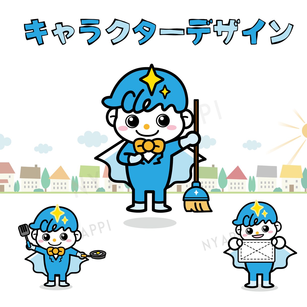 商用OK★可愛いキャラクター作成します オリジナルキャラクターで会社を盛り上げよう！ イメージ4