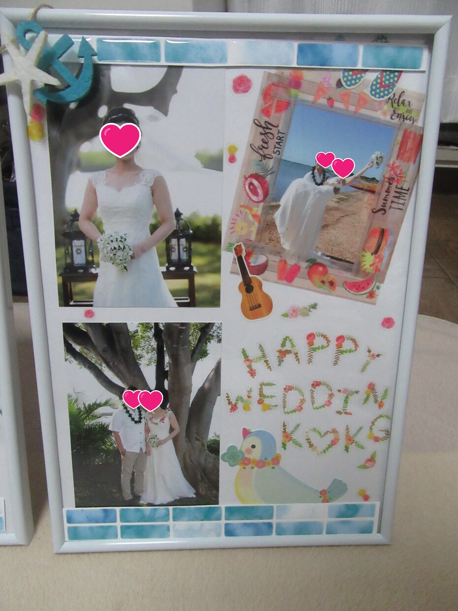 思い出を形に☆オリジナル写真立て作ります ご家族や友人への贈り物♪ご自分の思い出を飾りたい方♪ イメージ6
