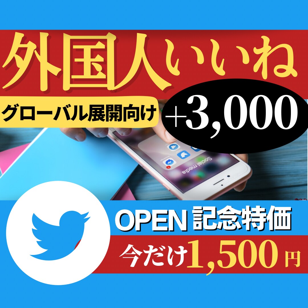 Twitterでグローバル展開の後押しをします 日本よりユーザー数が多い海外に向けて情報発信を後押し！ イメージ1