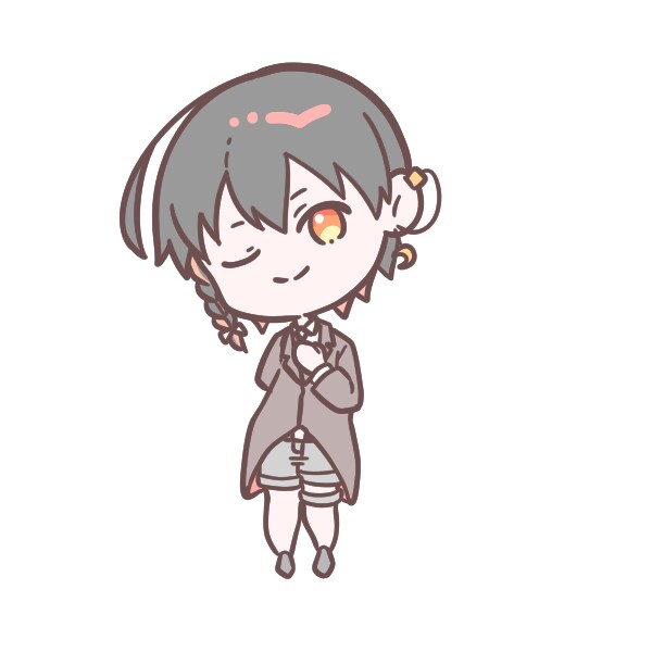 パステルなミニキャラます ふわっと可愛いSDイラストやLINEスタンプ向け！ イメージ10