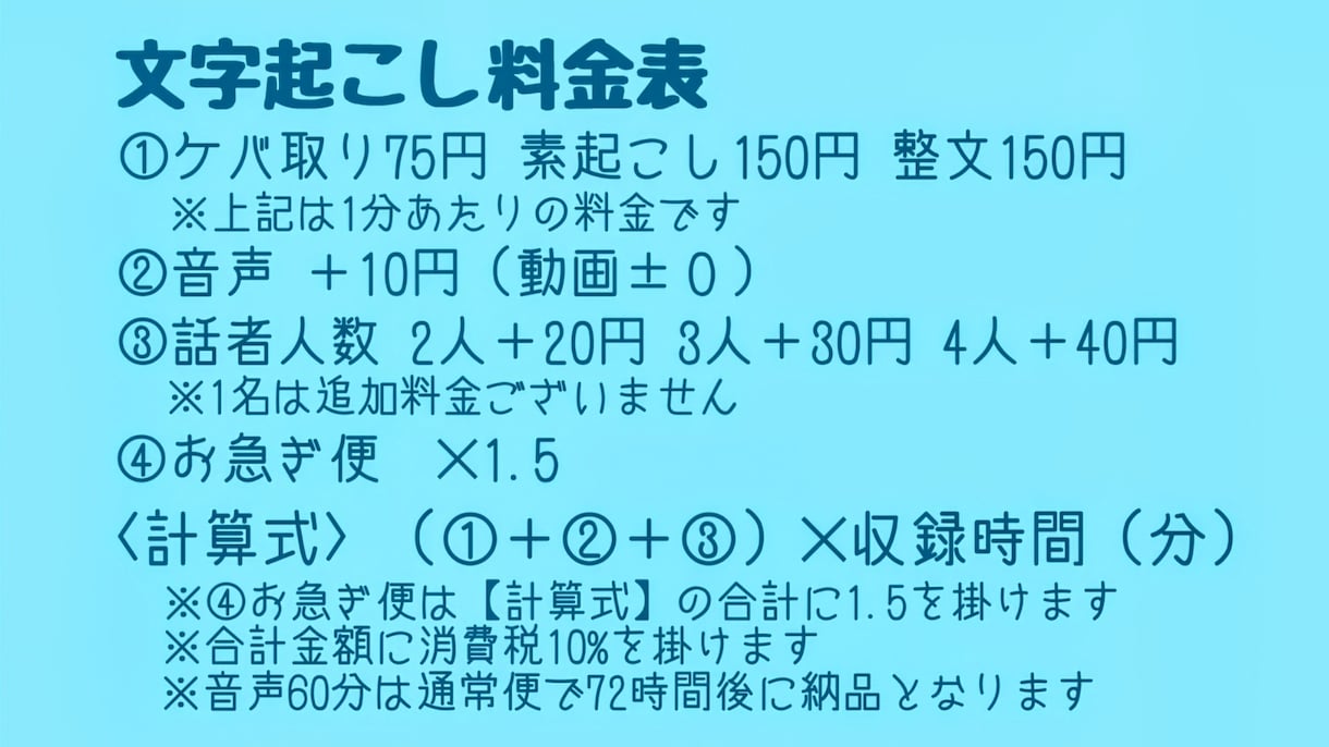 プロ認定の元経済記者が文字起こしさせていただきます まずは冒頭部分のサンプルを無料で作成します。1分75円から イメージ2