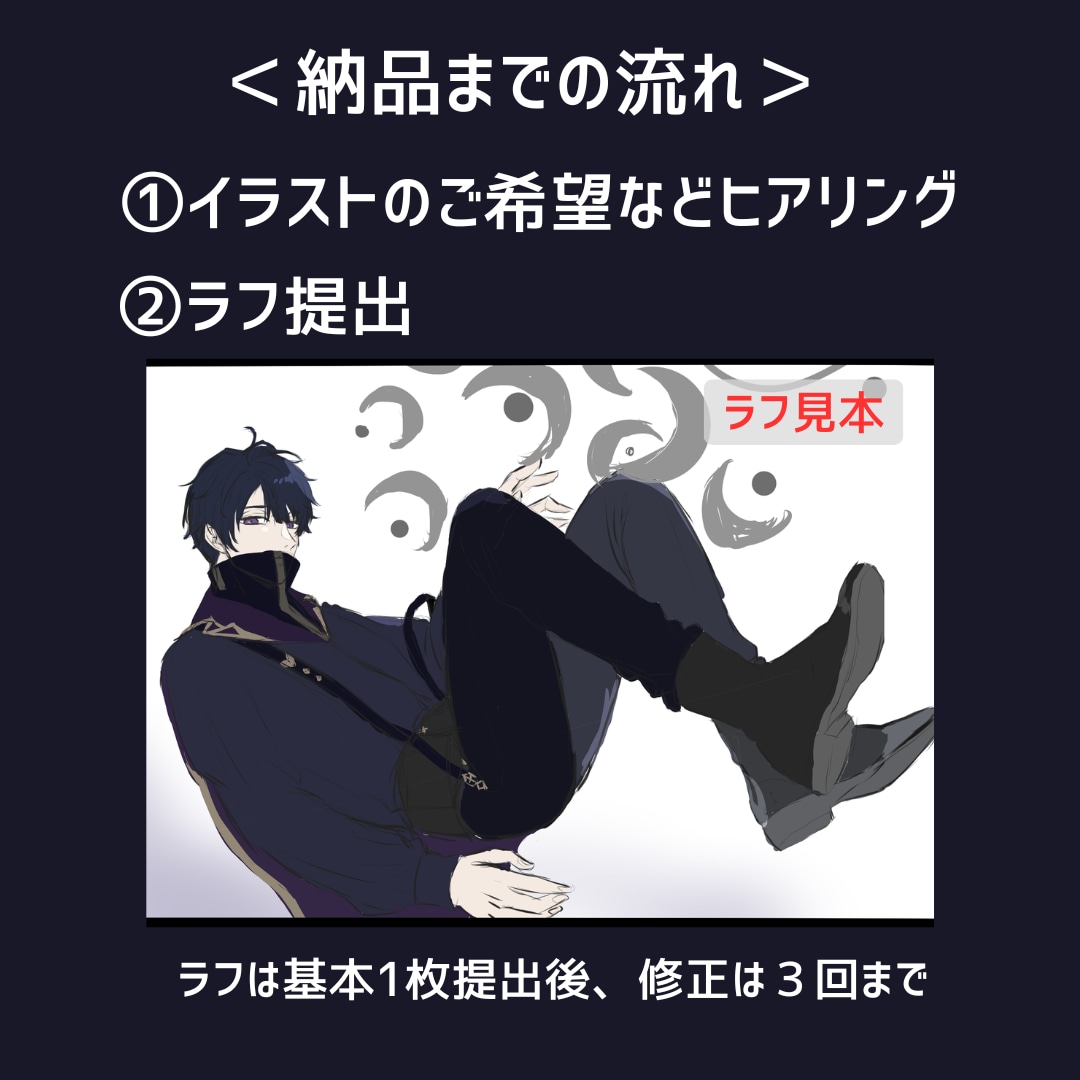 スタイリッシュな一枚絵を描きます 12月末まで商用利用料サービス中！即日返信いたします。 イメージ3