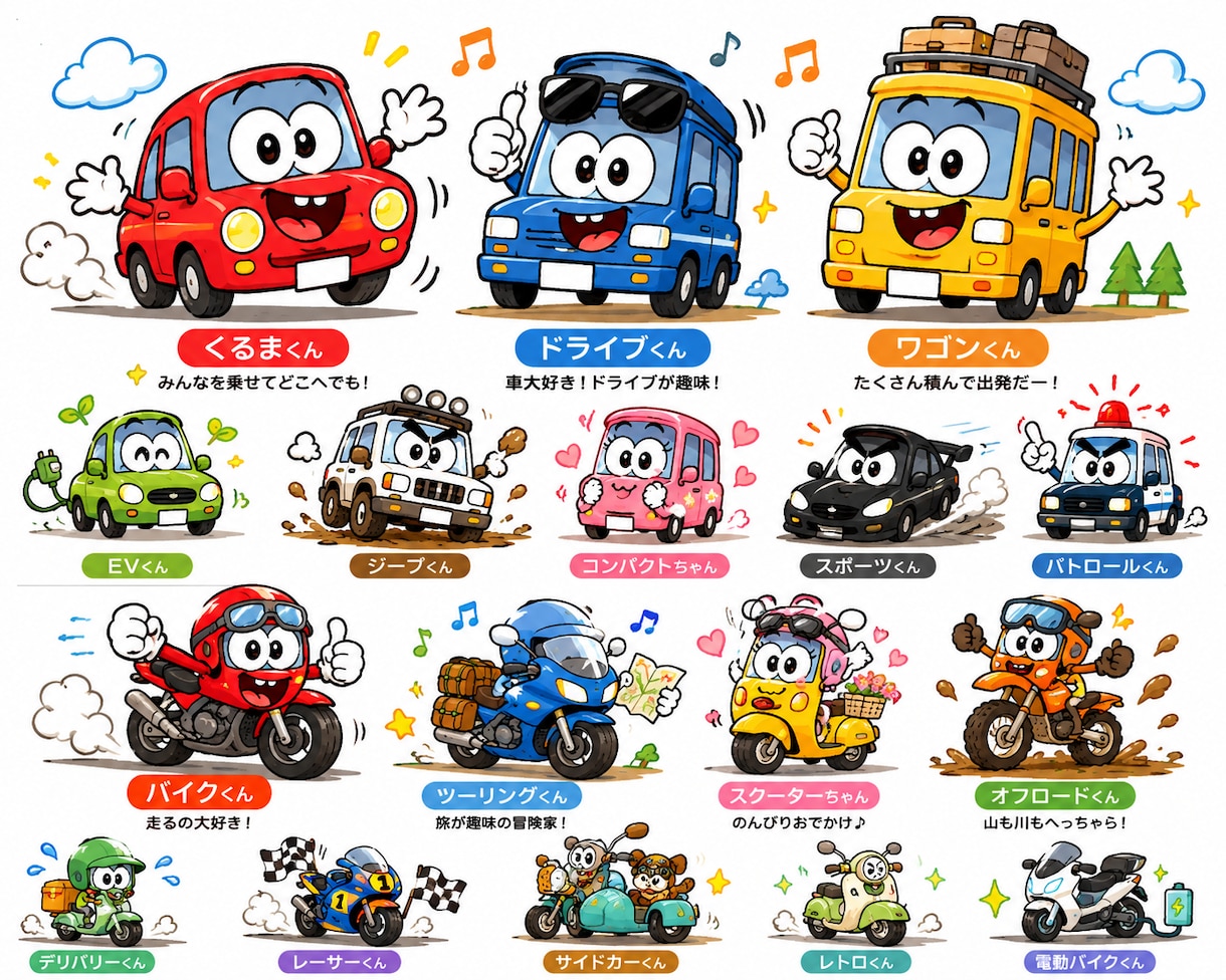 商用可！“好き”をゆるかわキャラクターにします かわいい！を一緒に作りましょう♪ イメージ10