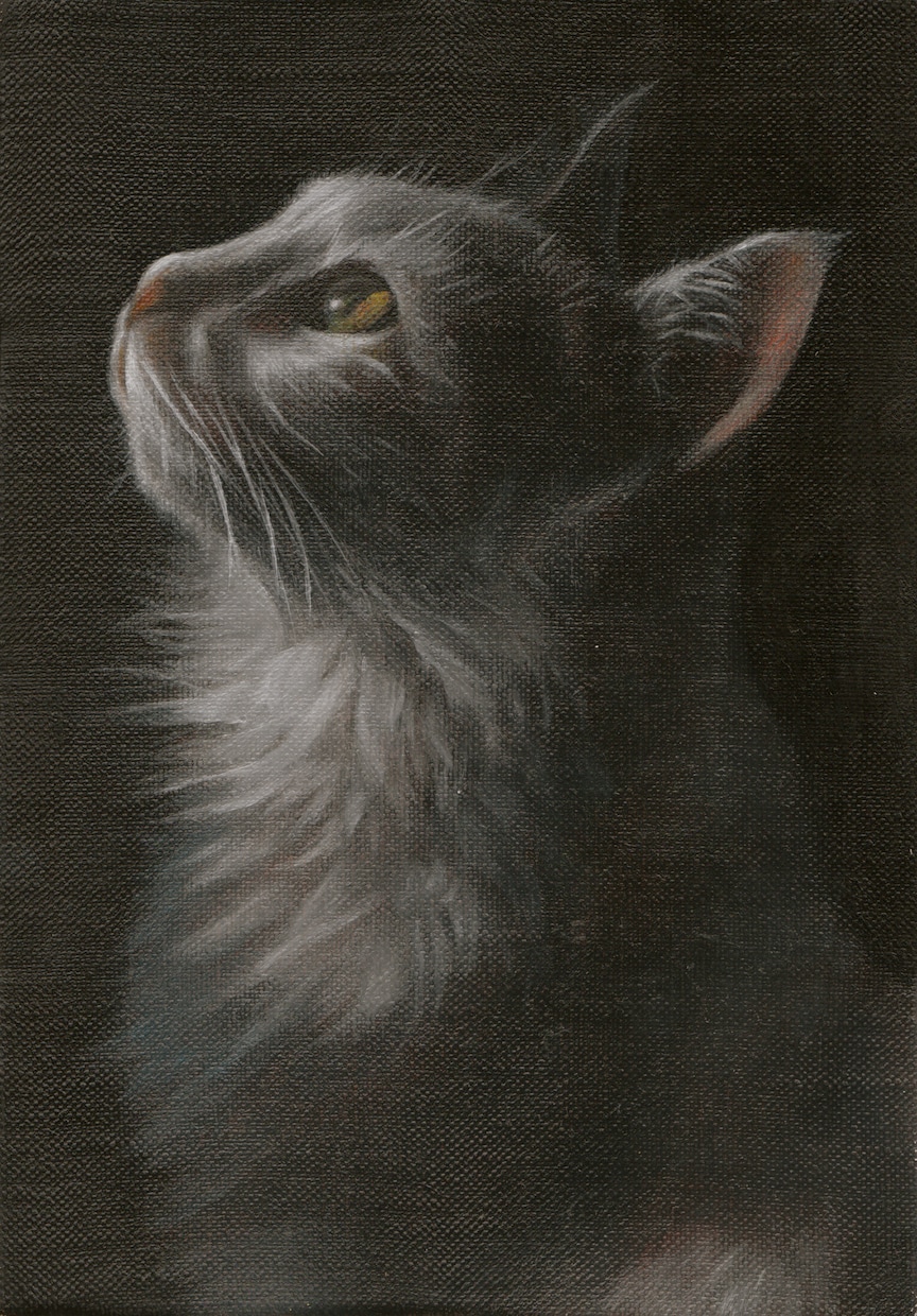 ペット肖像画描きます 油彩画でペットの思い出を美しく イメージ1