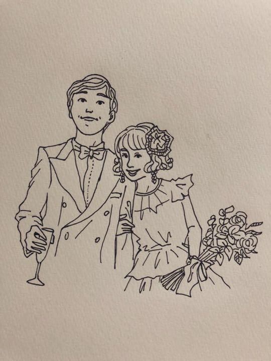 シンプルおしゃれな似顔絵描きます SNSアイコンや記念にぜひ。ハガキサイズで郵送します。 イメージ4