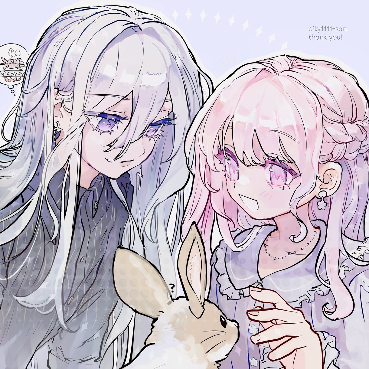 バストアップサイズのイラスト作成します 末永くご利用頂ける綺麗で華やかなイラストを作成します。 イメージ10