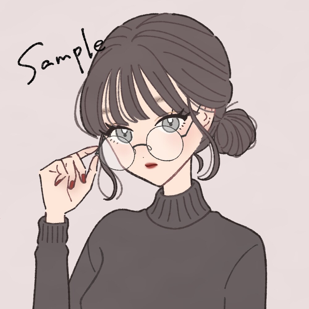 おしゃれ可愛いアイコン・イラスト描きます Ｘ・Instagram・YouTube・ブログなどに❁ イメージ3