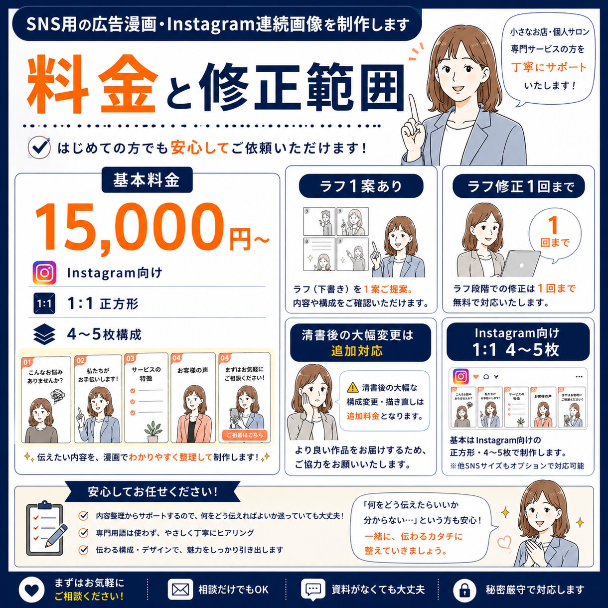 SNS用広告漫画制作します お手持ちの資料URLのみでも相談OK イメージ3