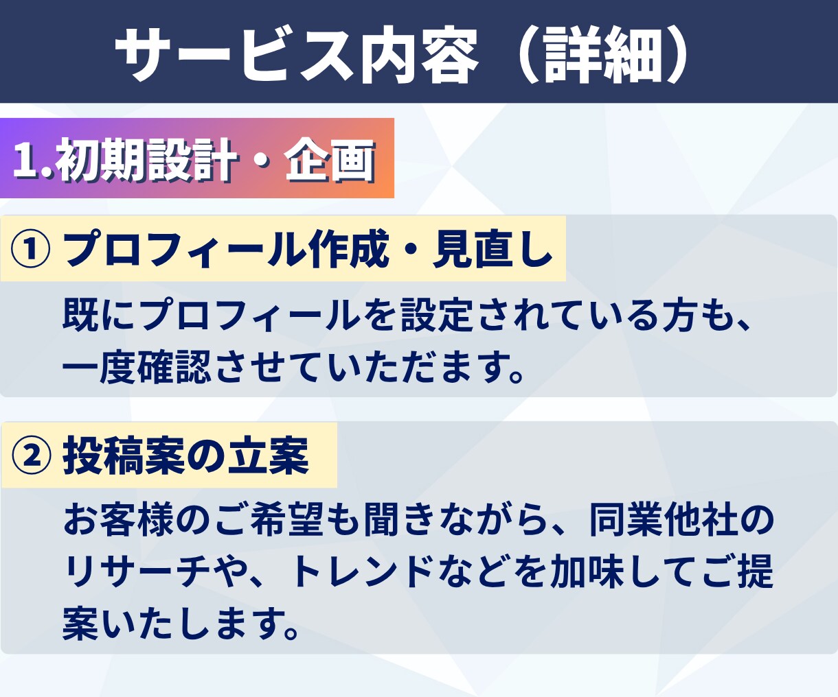 初心者向けInstagram運用代行いたします ビデオ相談可能！丁寧なヒアリングでインスタ運用をお手伝い。 イメージ4