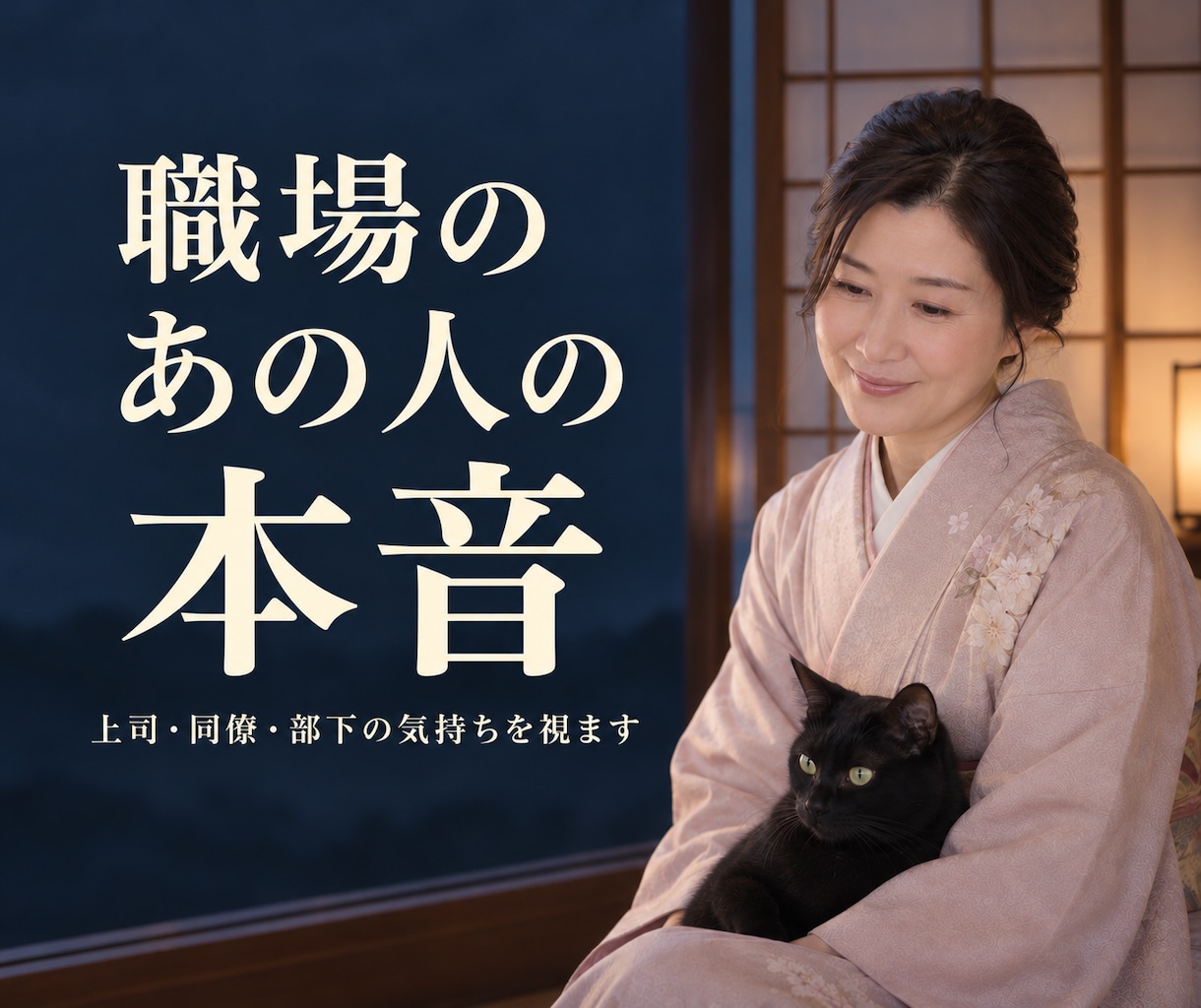 職場の上司・同僚・部下の本音と気持ちを霊視します 人間関係がつらい｜評価・苦手な人・パワハラ・どう思われてる イメージ1