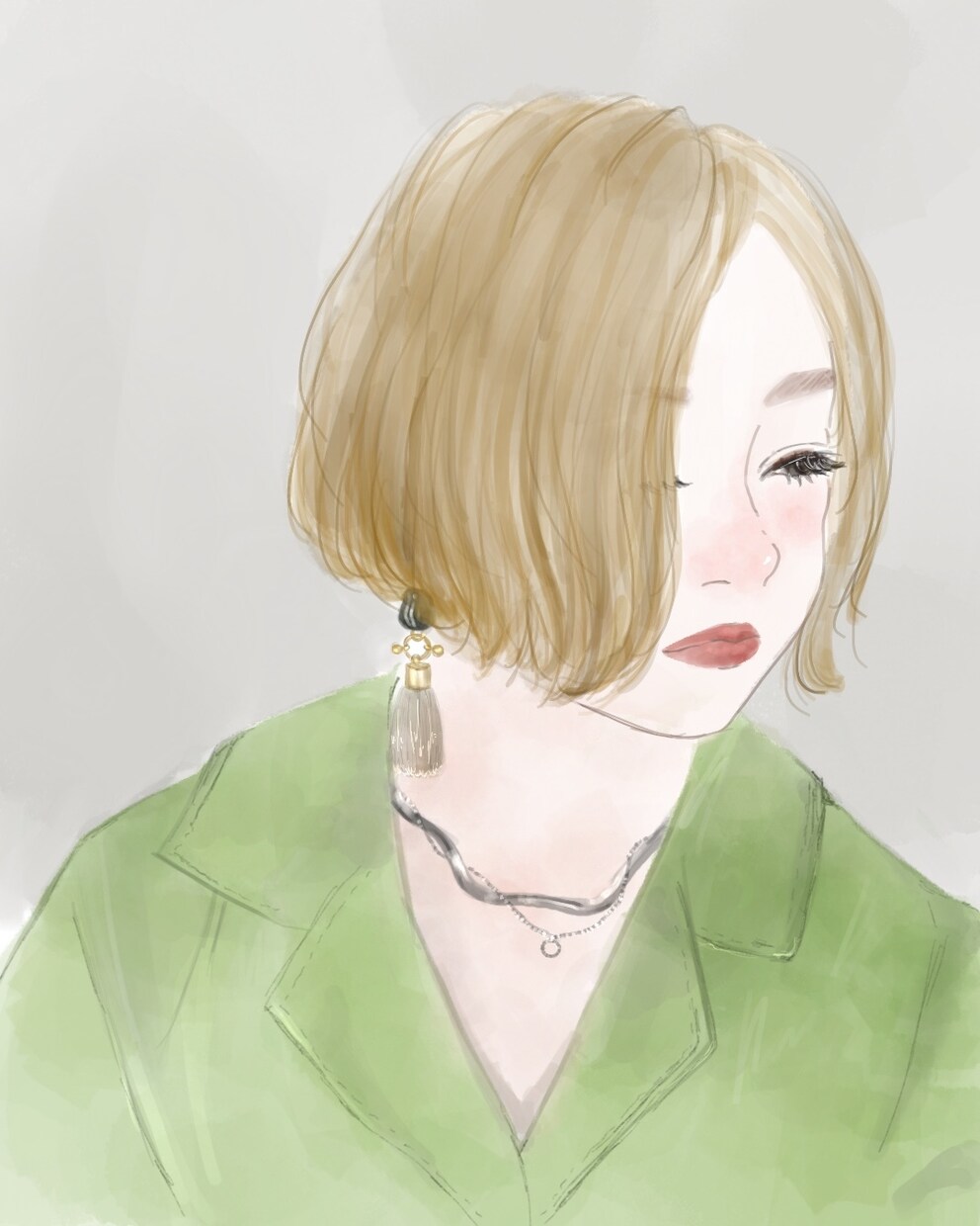 透明感のある女の子アイコン描きます SNSアイコンやサプライズプレゼントなどに イメージ4