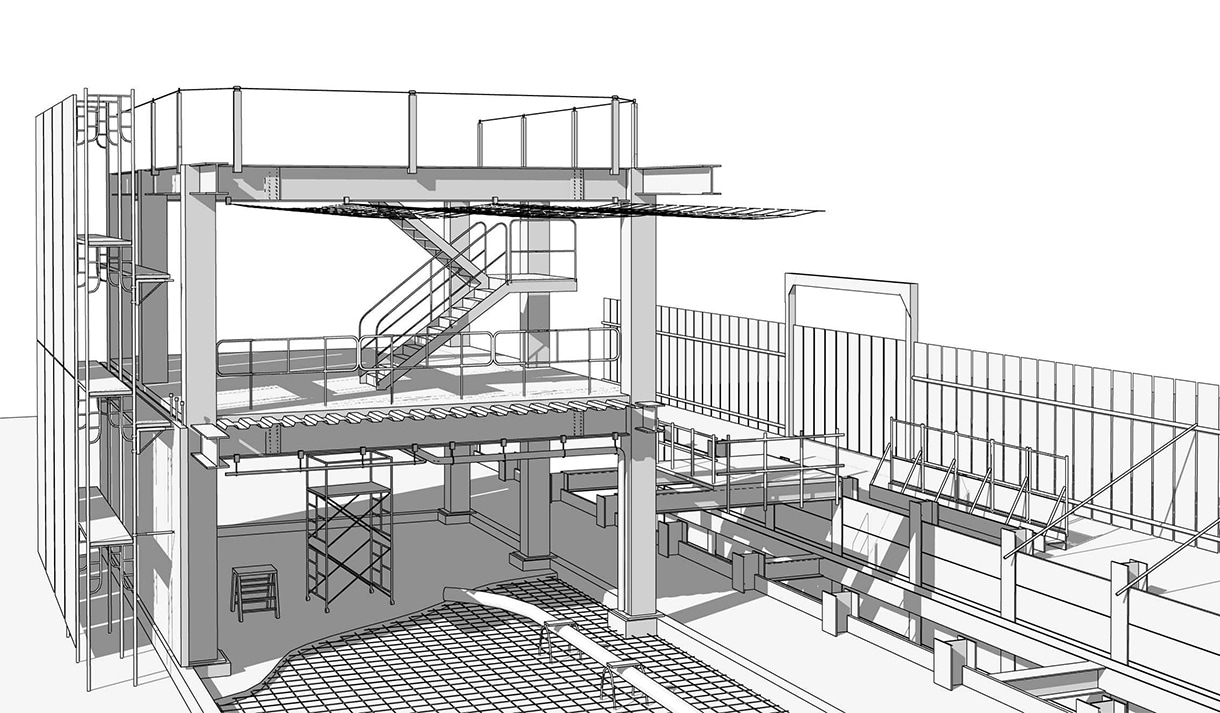 １級建築士がのテクニカルイラスト、線画を制作します 【カタログの商品説明、構造の説明などに】 イメージ2