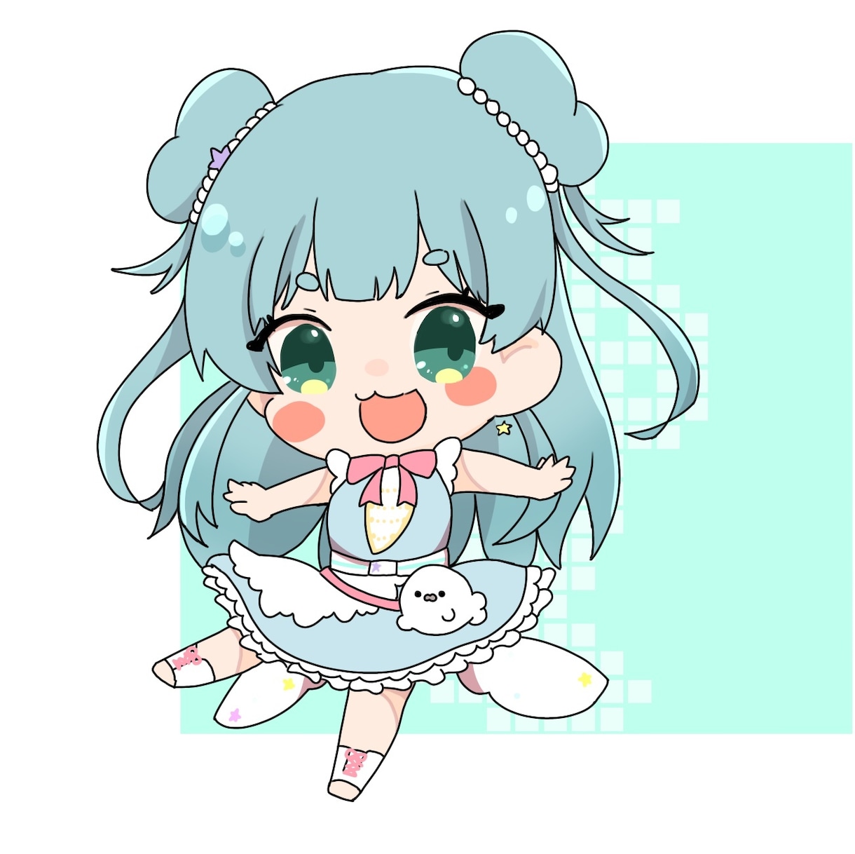 商用◎かわいいデフォルメイラストを描きます Vtuber、アイドルのグッズやフラスタ、アイコンに！ イメージ2