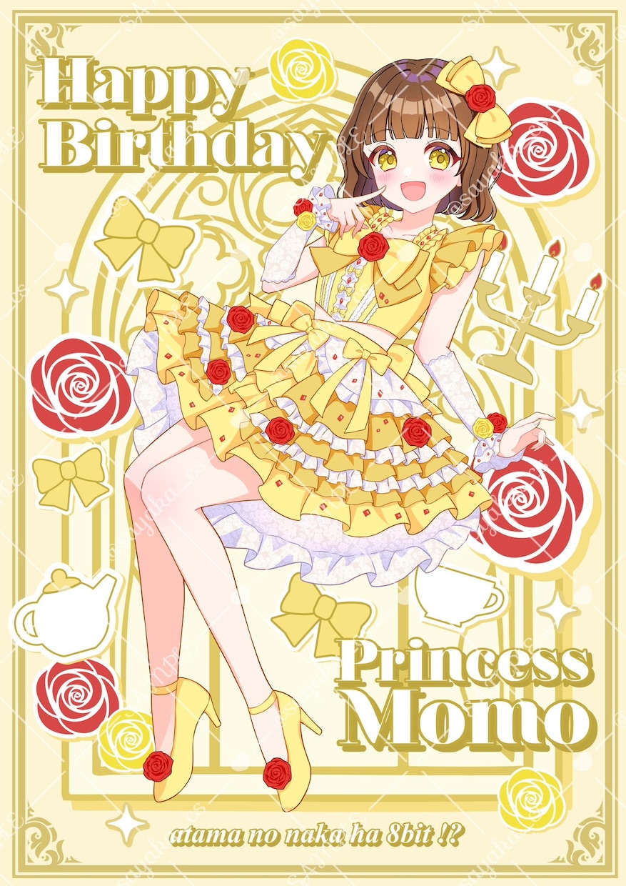 フラスタ・生誕Tシャツ等かわいいイラスト描きます 大切な人へ、イラストで想いを伝えてみませんか？ イメージ8