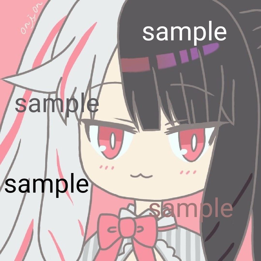 お顔アップのデフォルメアイコンを描きます シンプルで可愛いミニキャラ(SDキャラ)イラストをどうぞ♪ イメージ1