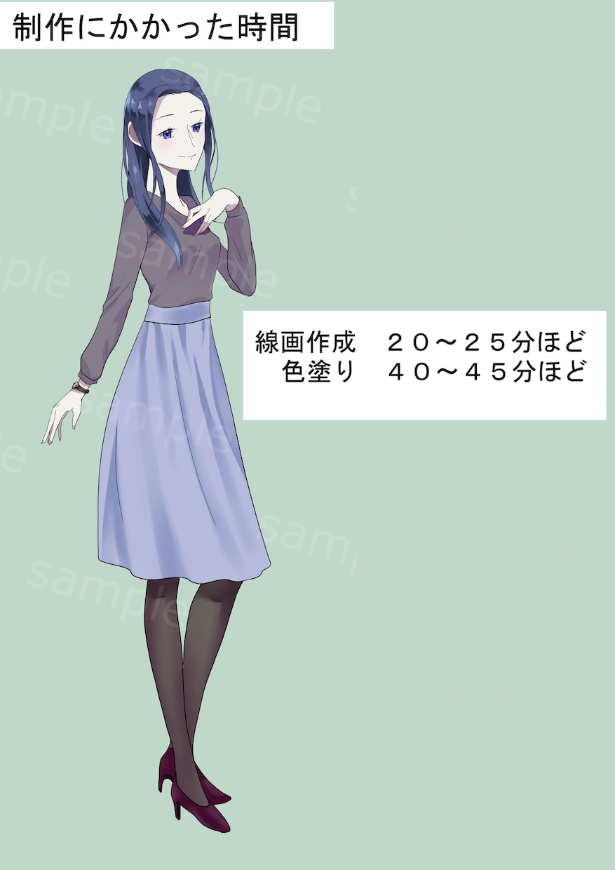 簡単なイラストや立ち絵を描きます 「うーん、イメージはあるんだけど…！」そんなあなたをお手伝い イメージ1