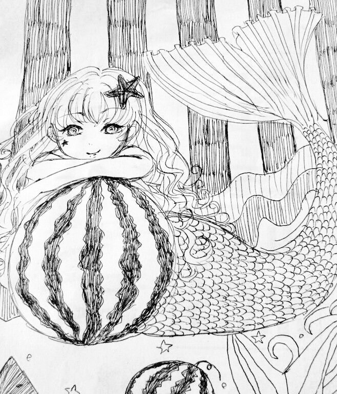 アナログイラストのオーダー承ります イラストが好きな方インテリアに絵を飾りたい方 イメージ3