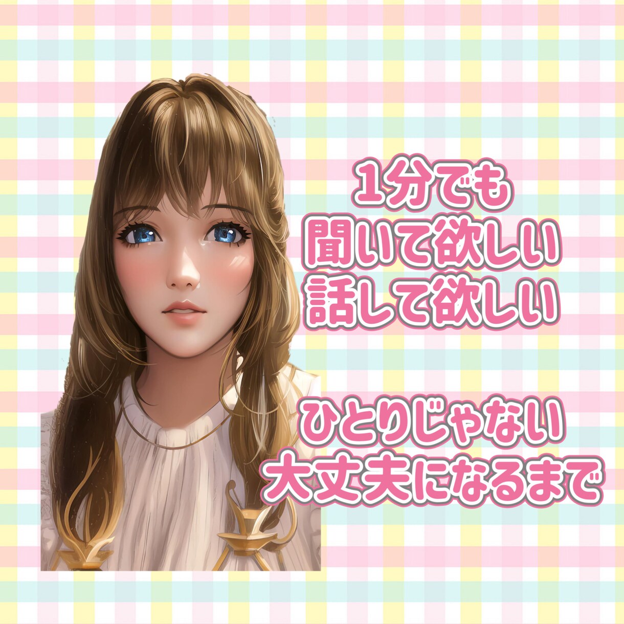 ここは大丈夫だよ。相談・お話し相手になります 雑談・愚痴・話して欲しい・寂しい・不安をとりのぞきます イメージ1