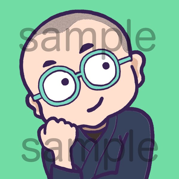 シンプルなオリジナルアイコンイラストお描きします SNSで使えるかわいいイラスト。名刺のワンポイントにも！ イメージ2