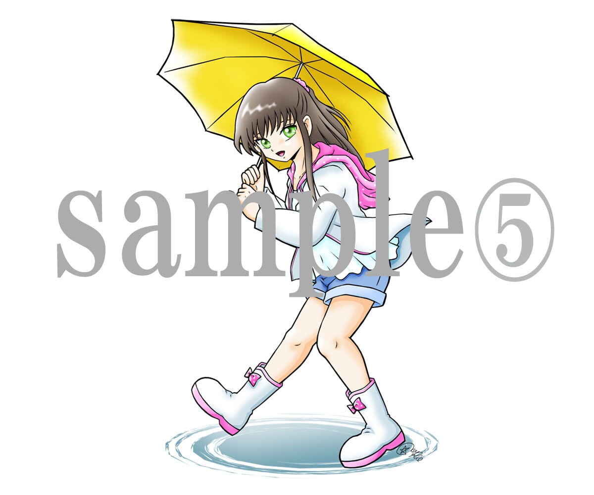 七頭身キャラを描きます TRPGなどで使える立ち絵など全身図を承ります！ イメージ5