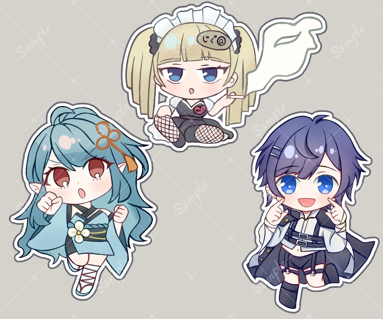最高にかわいいSDミニキャラ立ち絵お描きします 商用利用料込み5000円～！！とびきり可愛いSDかきます！ イメージ6