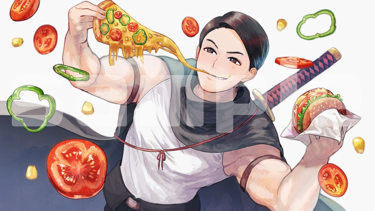 ご希望の等身イラスト・ミニキャラ描きます アイコンやヘッダー、動画の一枚絵、立ち絵などお任せください! イメージ10