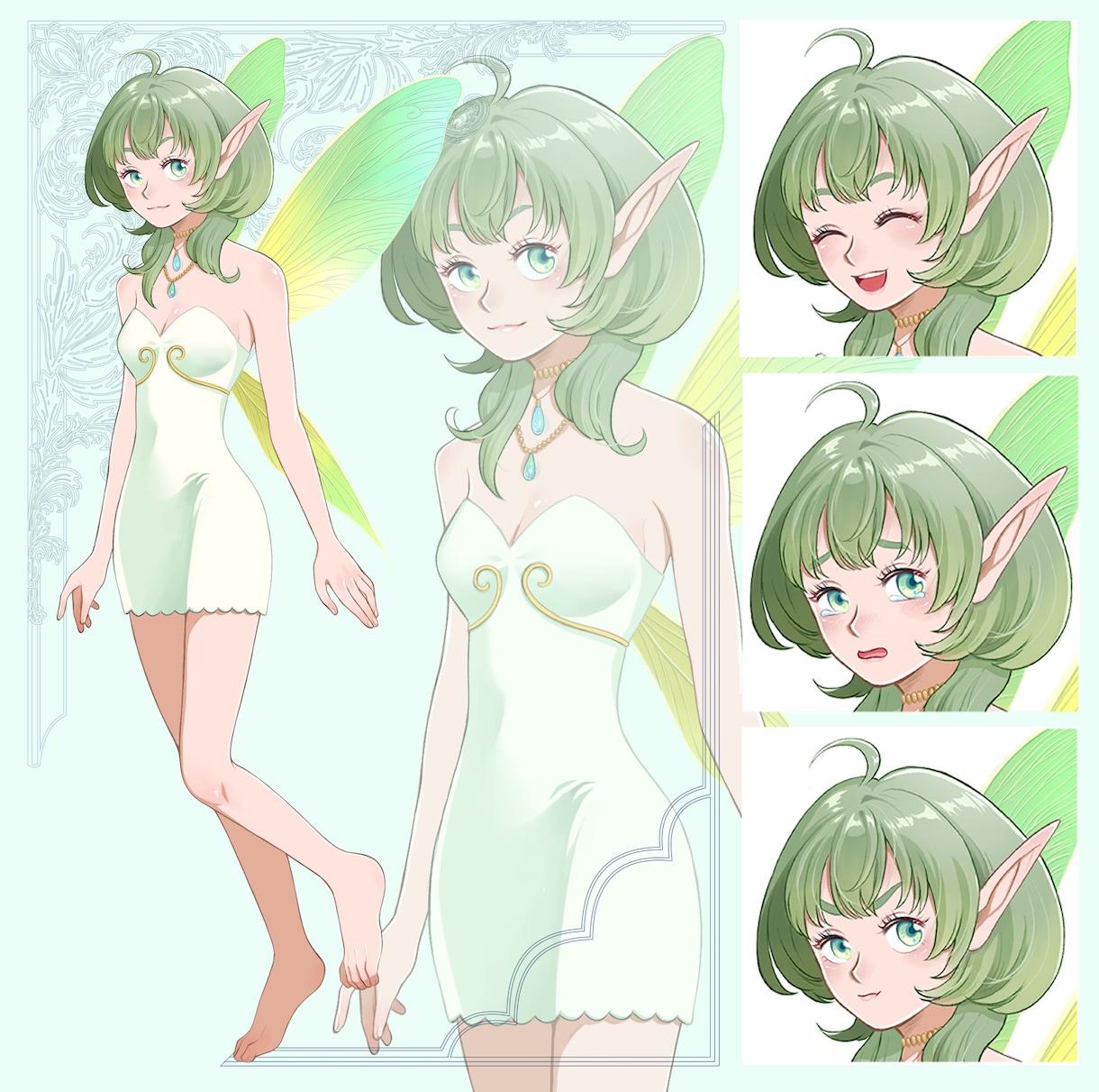 TRPG・ゲーム・動画等の立ち絵をお描きします ファンタジー系が得意♫自分だけのキャラクターを作りませんか？ イメージ2