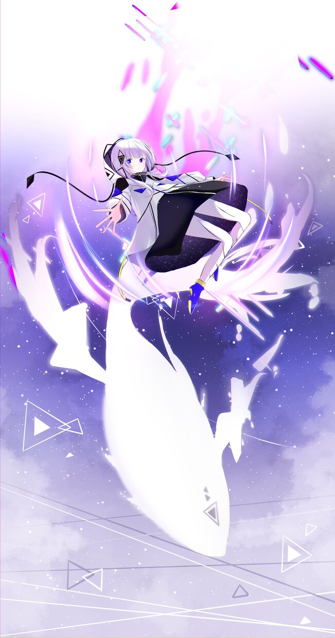キラキラかわいい女の子や空10,000円〜描きます 歌ってみたイラストや、キラキラ涙！海！空！描きます！ イメージ4