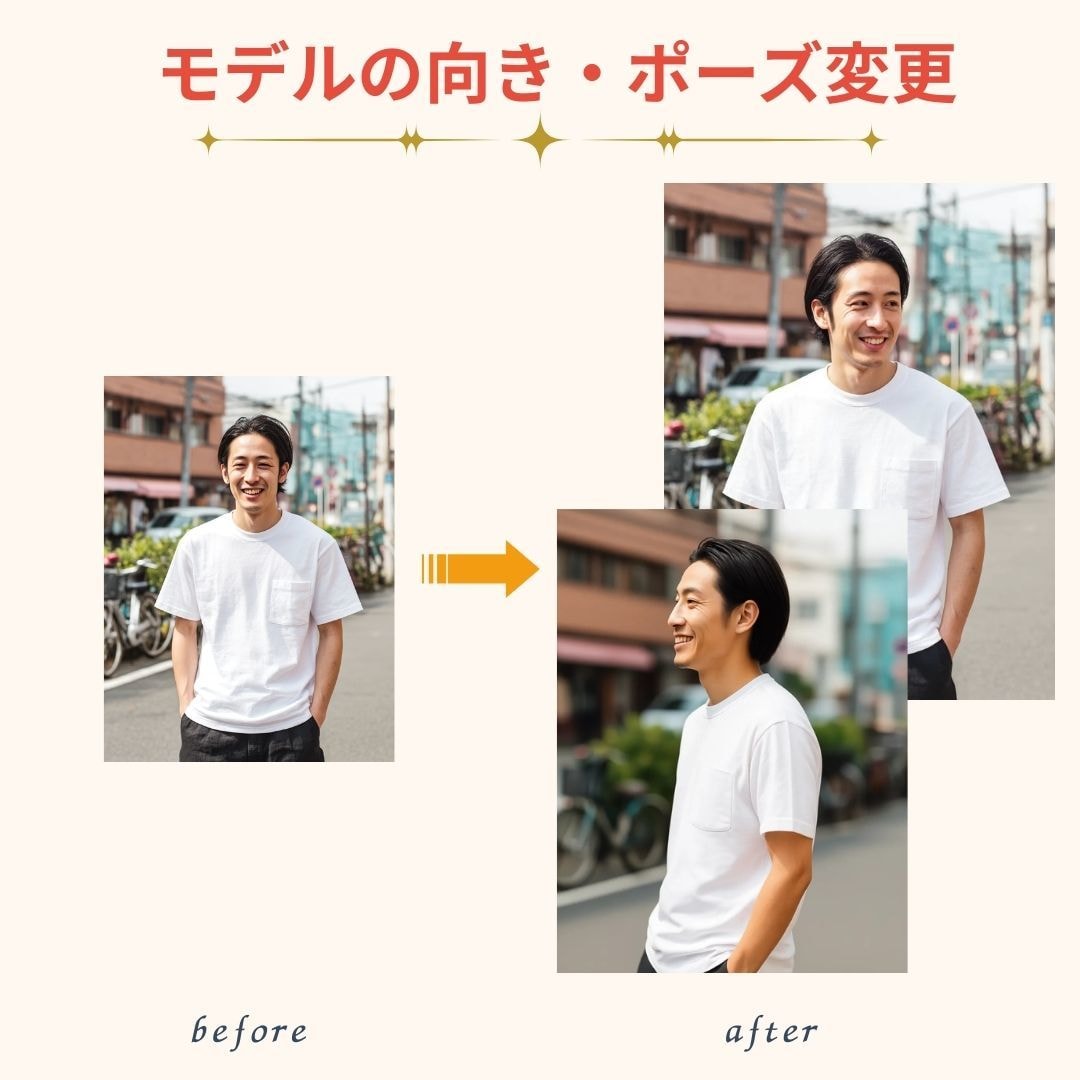 競合と差別化！モデル合成・色変え・背景差し替えます 「同じ画像ばかり…」を卒業！売れる商品画像に変身 イメージ6